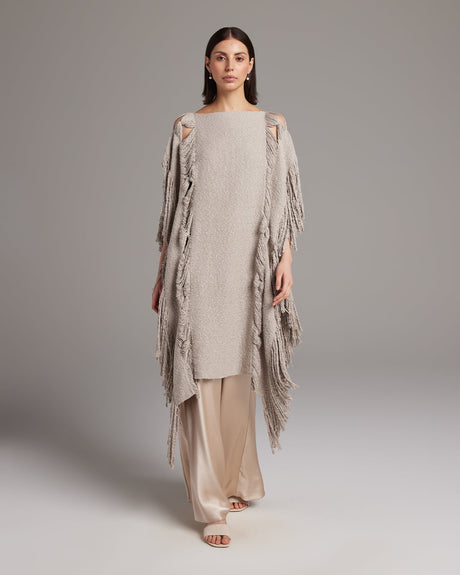 Lace Fringe Manta - Sumiye Co