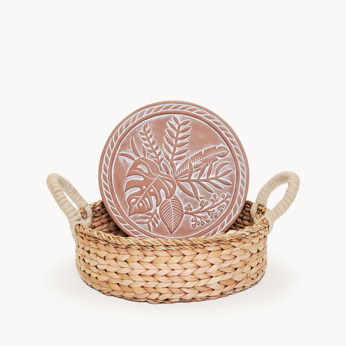 Bread Warmer & Basket - Plant Round