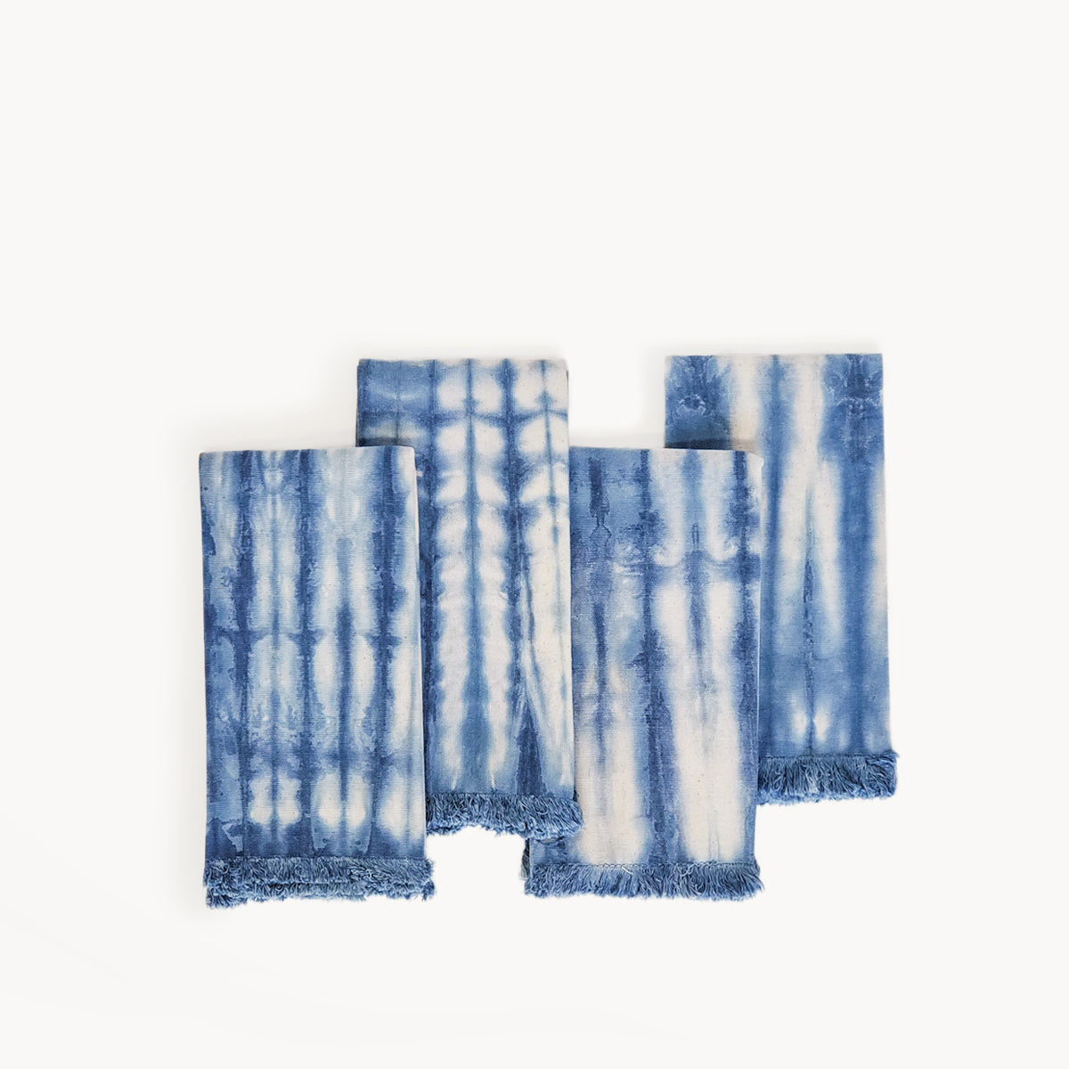 Tie Dye Cotton Napkin - Indigo Blue (Set of 4)