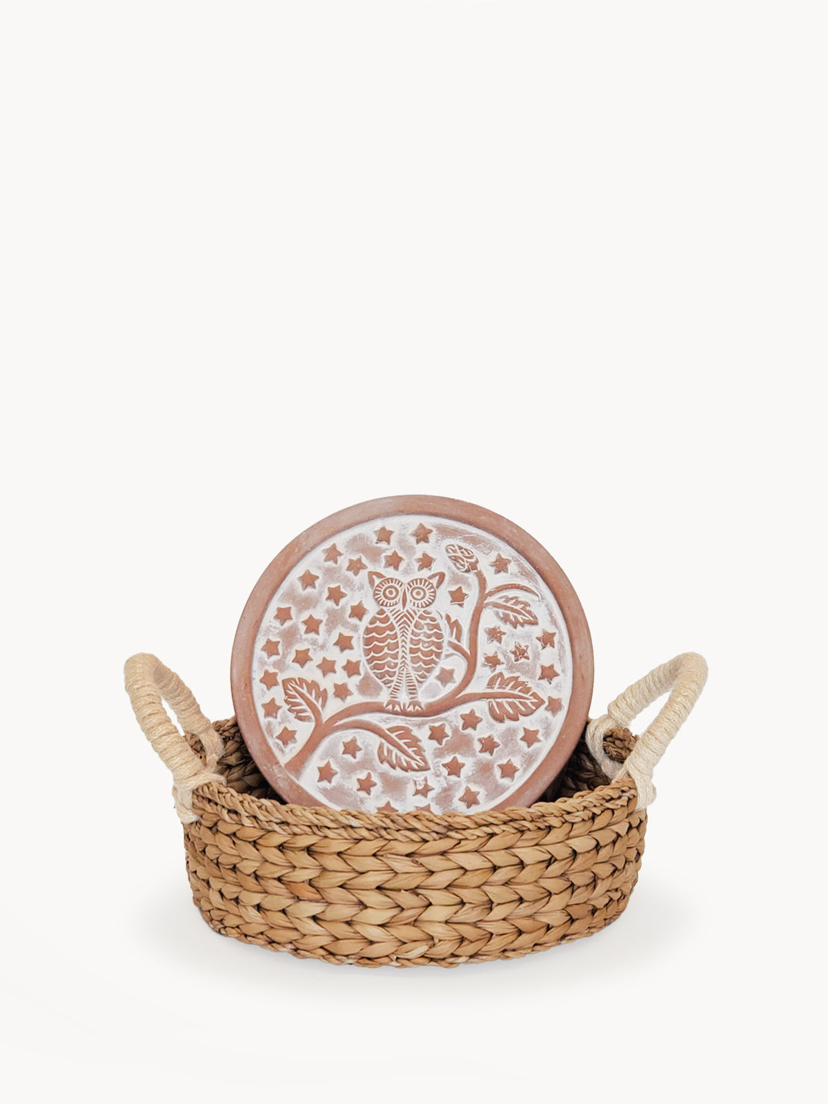Bread Warmer & Basket - Owl Round-4