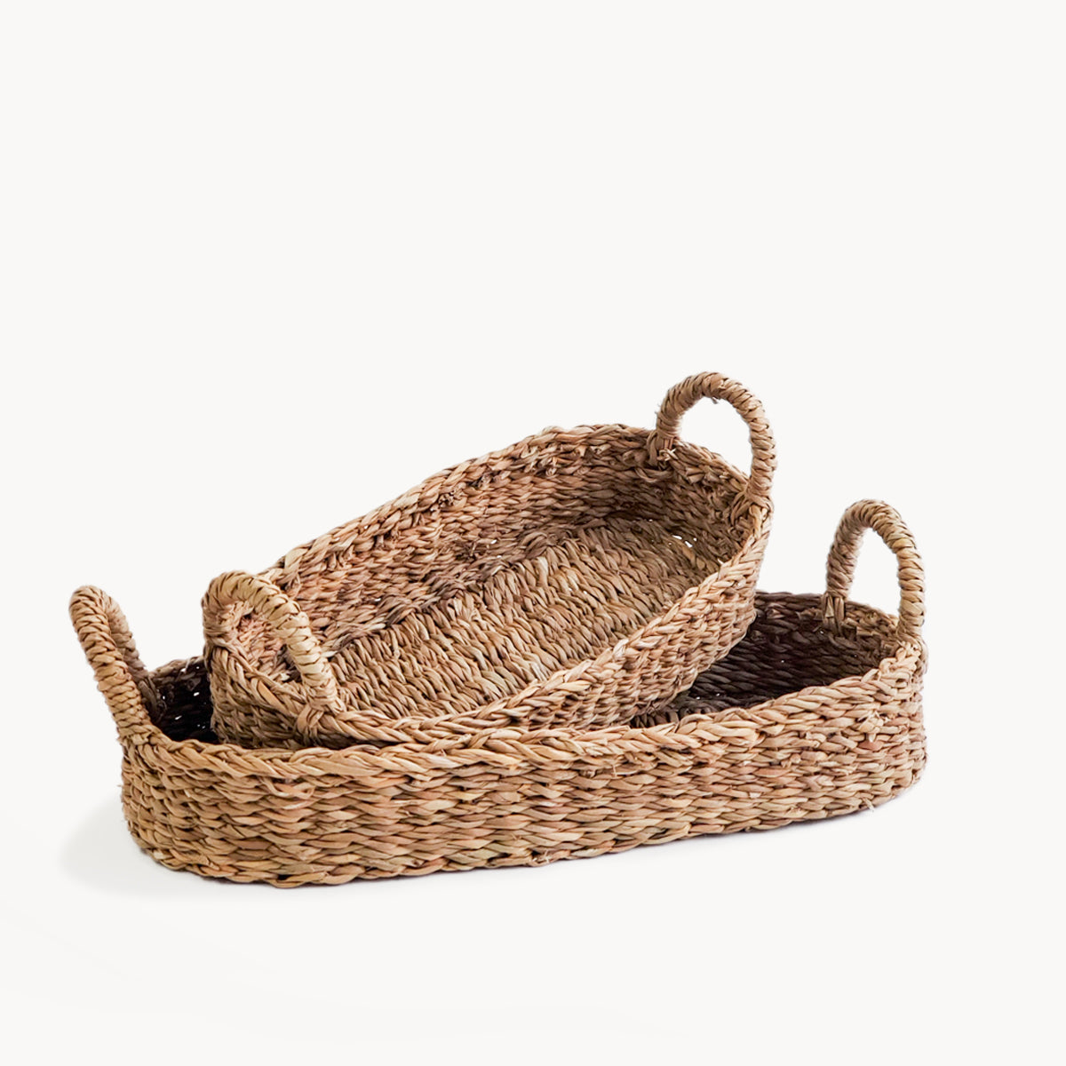 Savar Bread Basket with Natural Handle