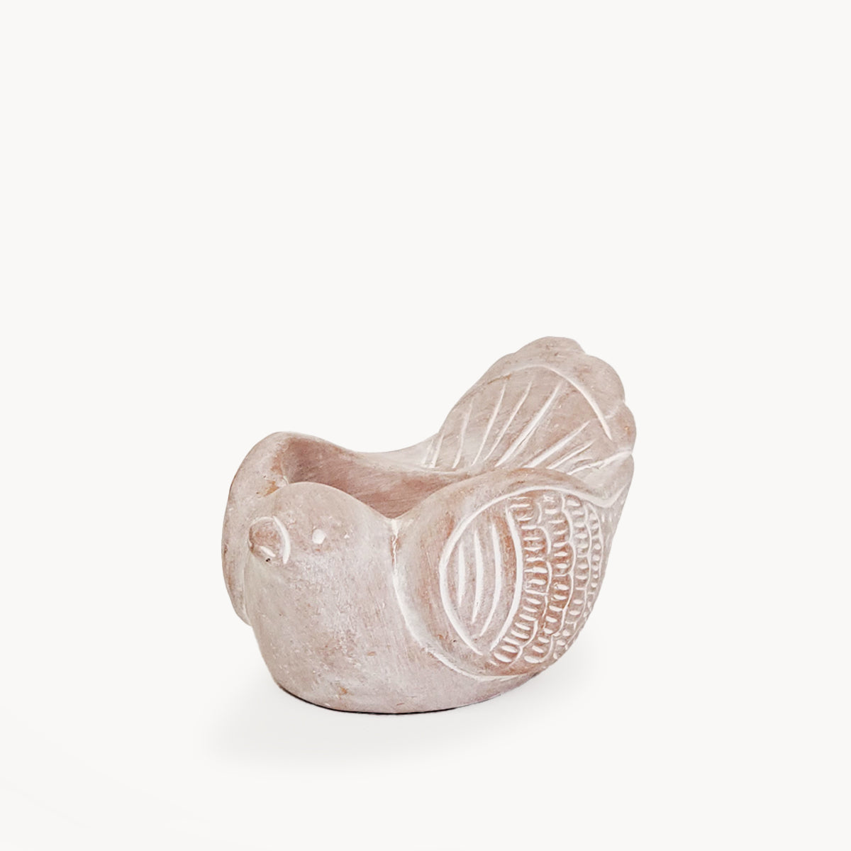 Tea Light Candle Holder | Terracotta Bird