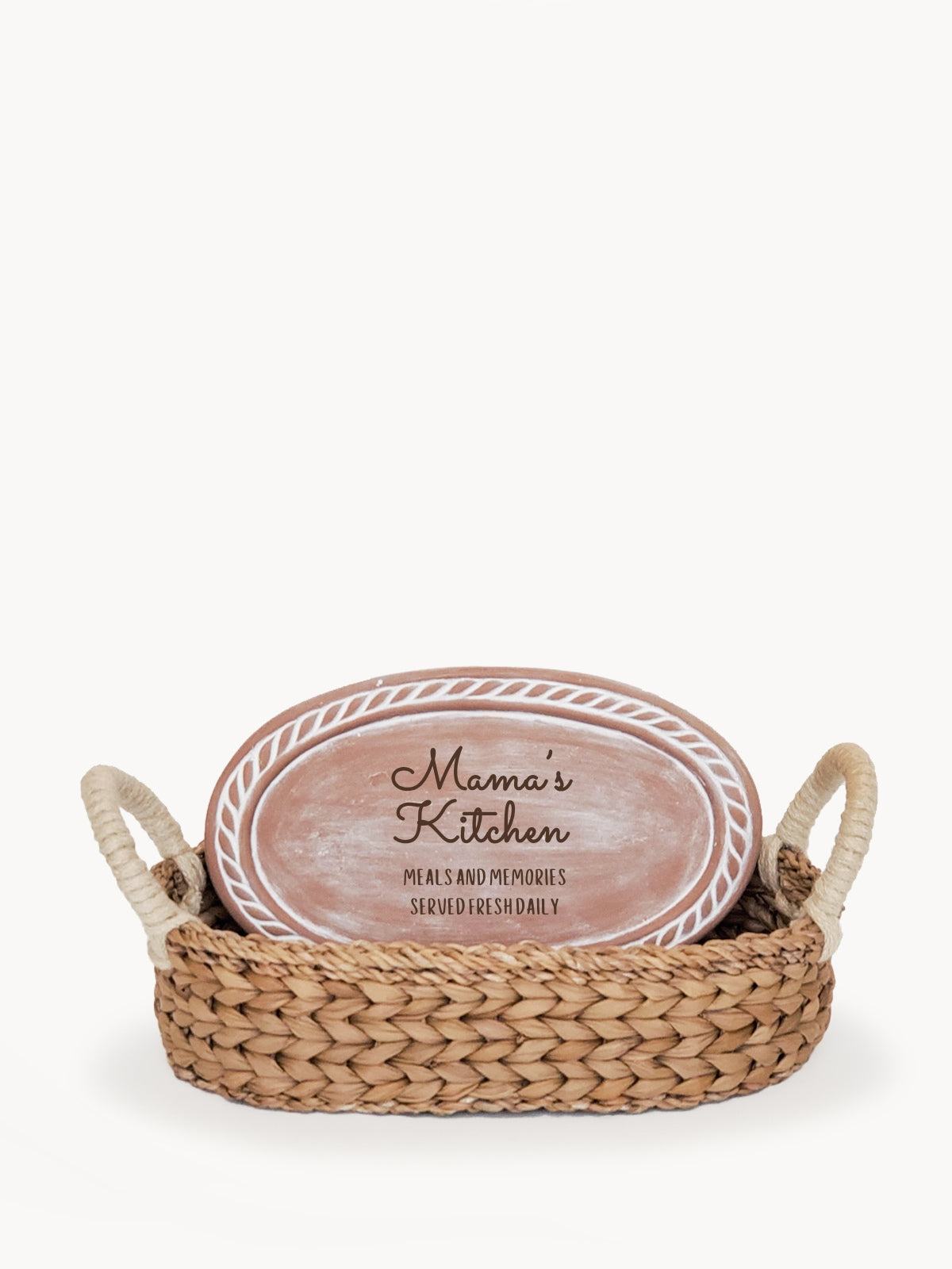 Bread Warmer & Basket - Mom Oval-5