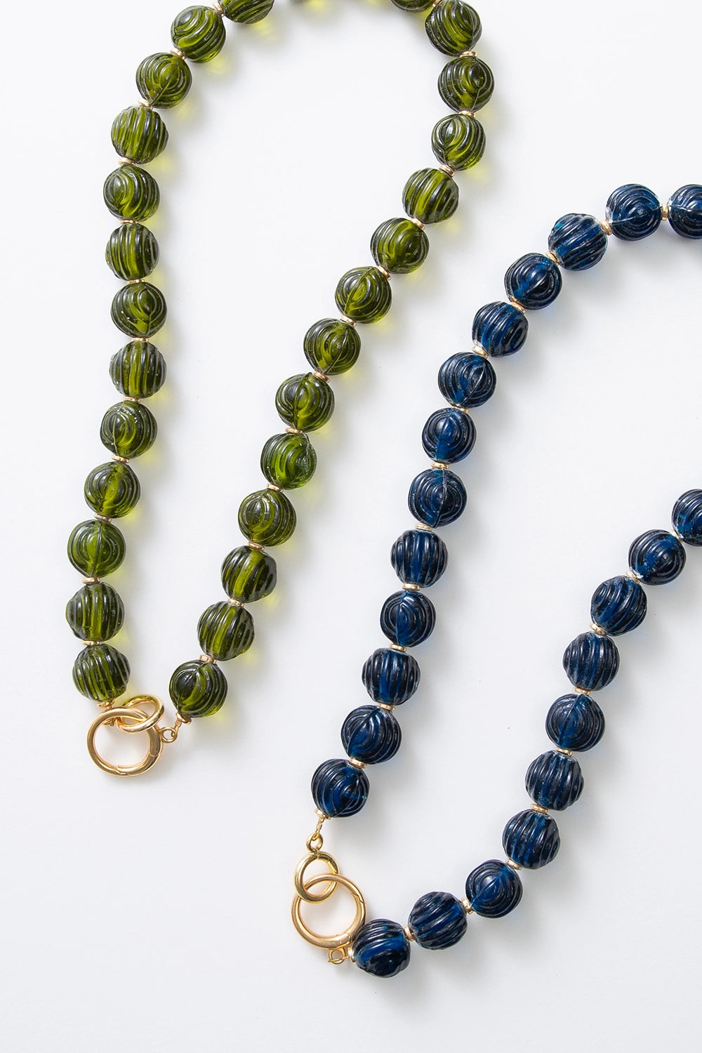 Lucid Glass Necklace - Cerulean