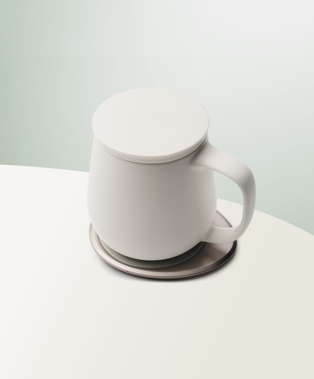 Ui+ Self-heating Mug Set - Jasmine White (18oz)