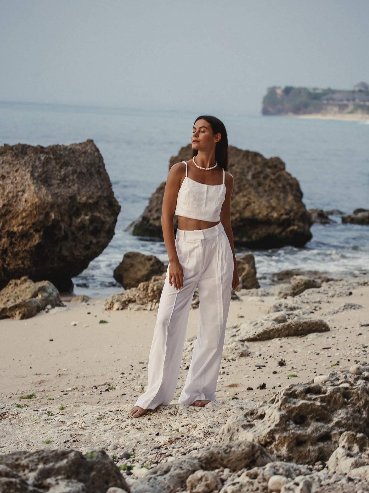 Pera Pants - White - Sumiye Co