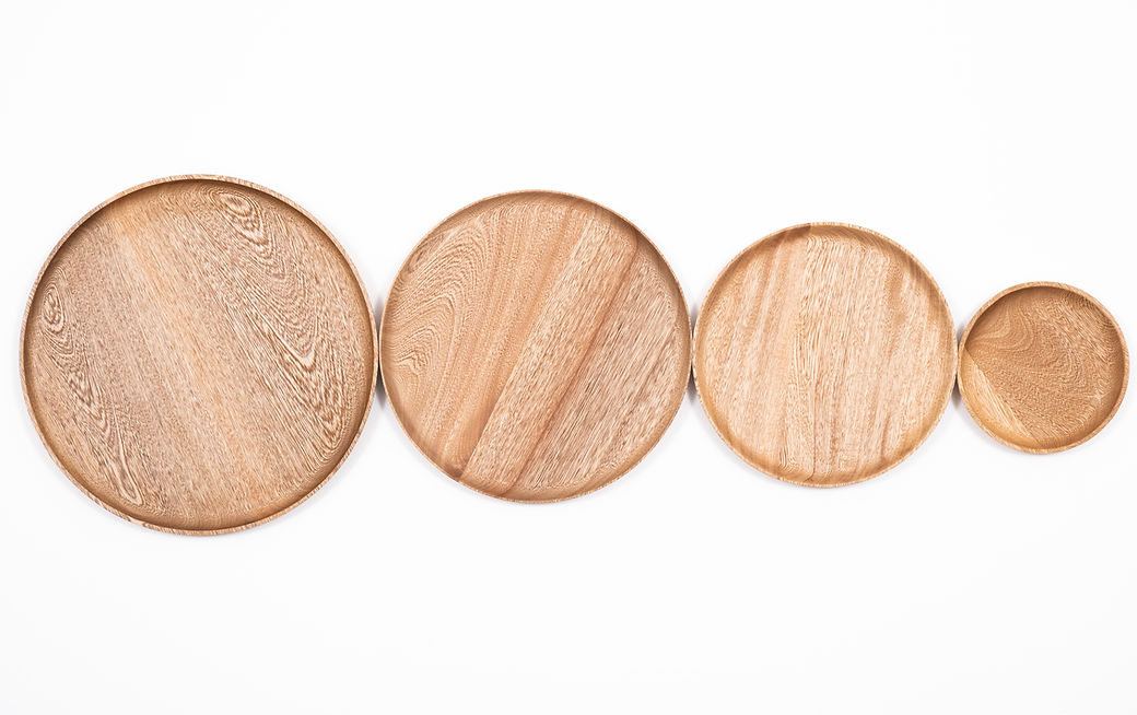 Rosa Morada Wood Platter & Small Plate - Sumiye Co