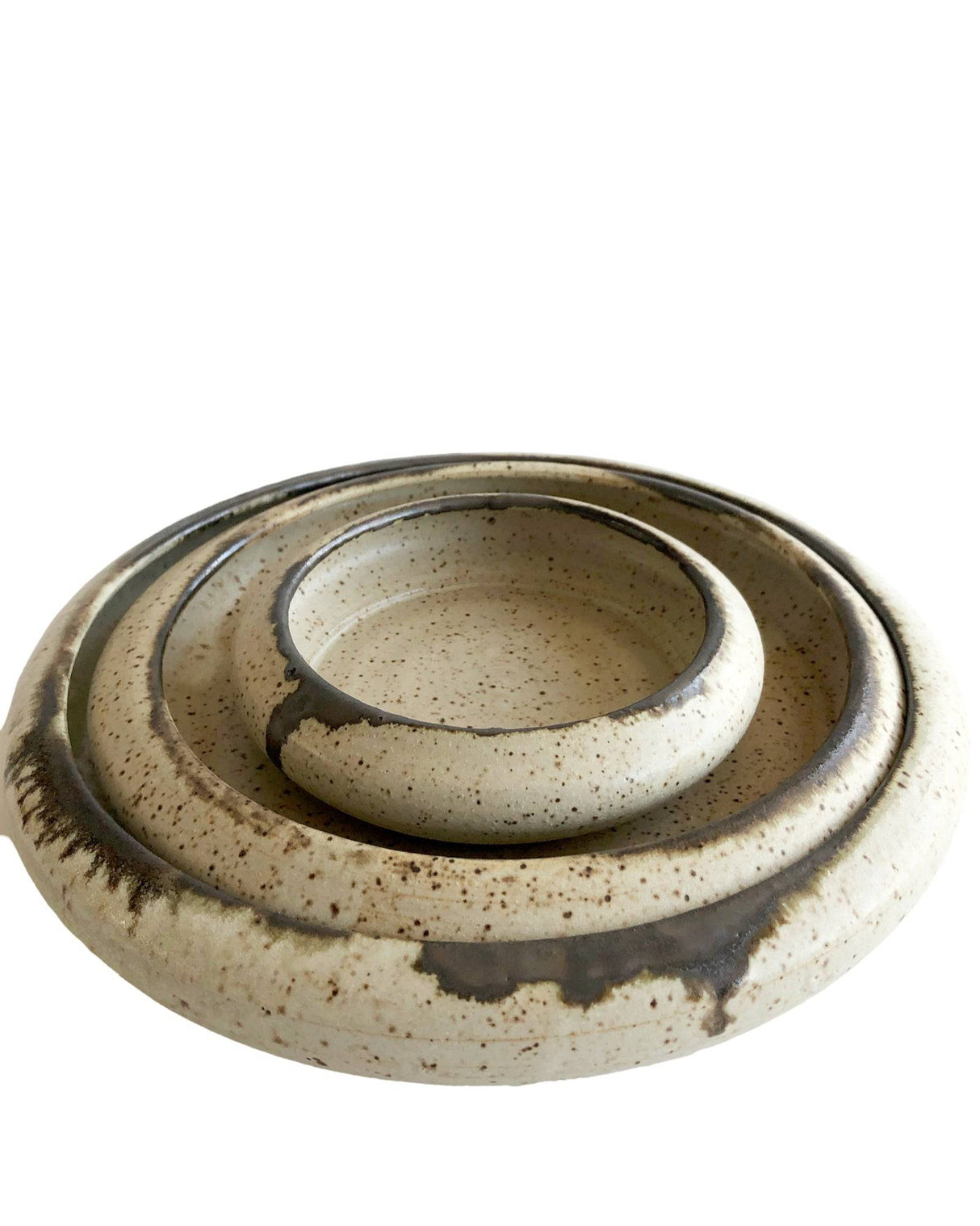 Luna Crescent Plates | Farmhouse Style Stoneware Clay - Sumiye Co