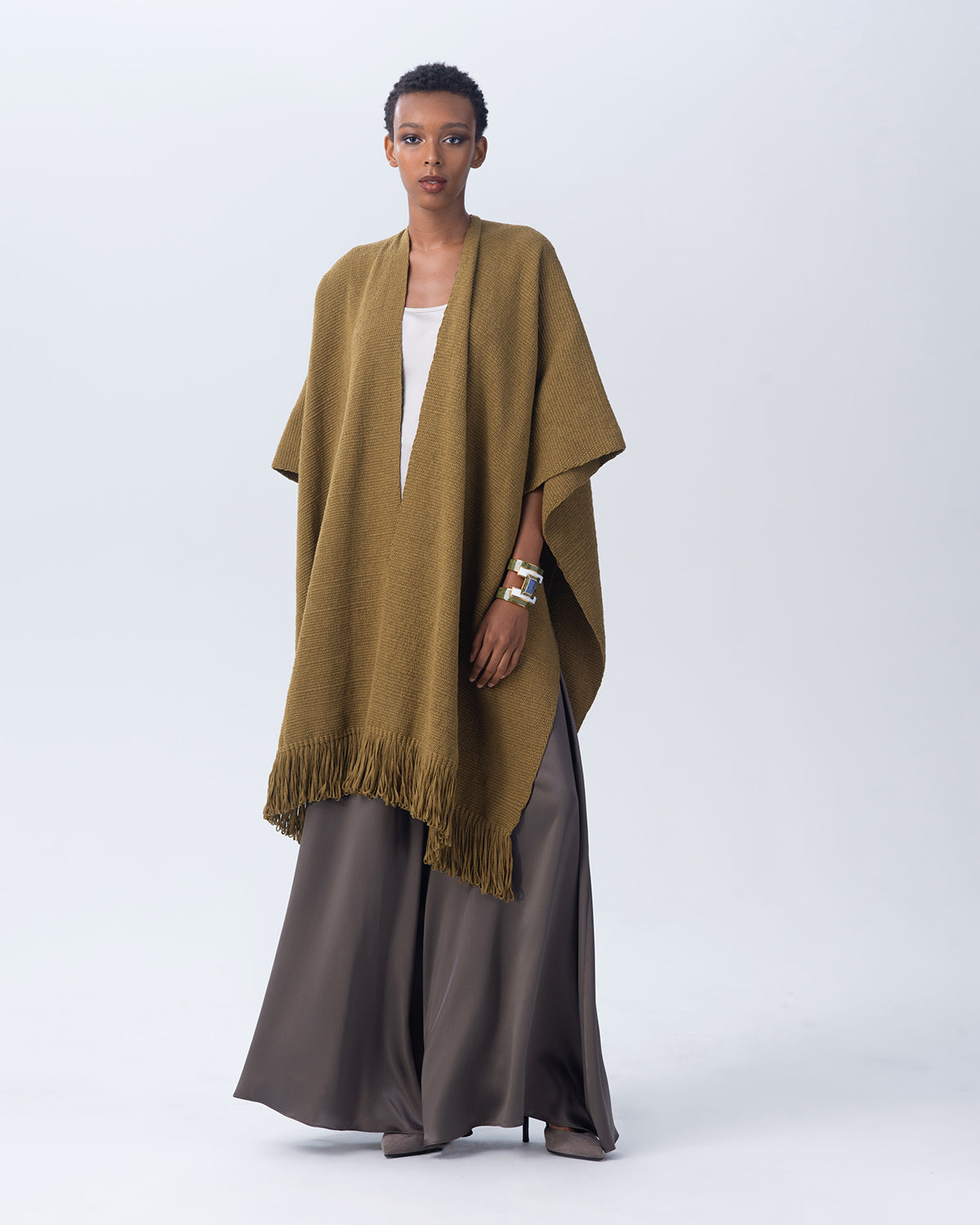 Cotton Duna Fringe Duster - Sumiye Co