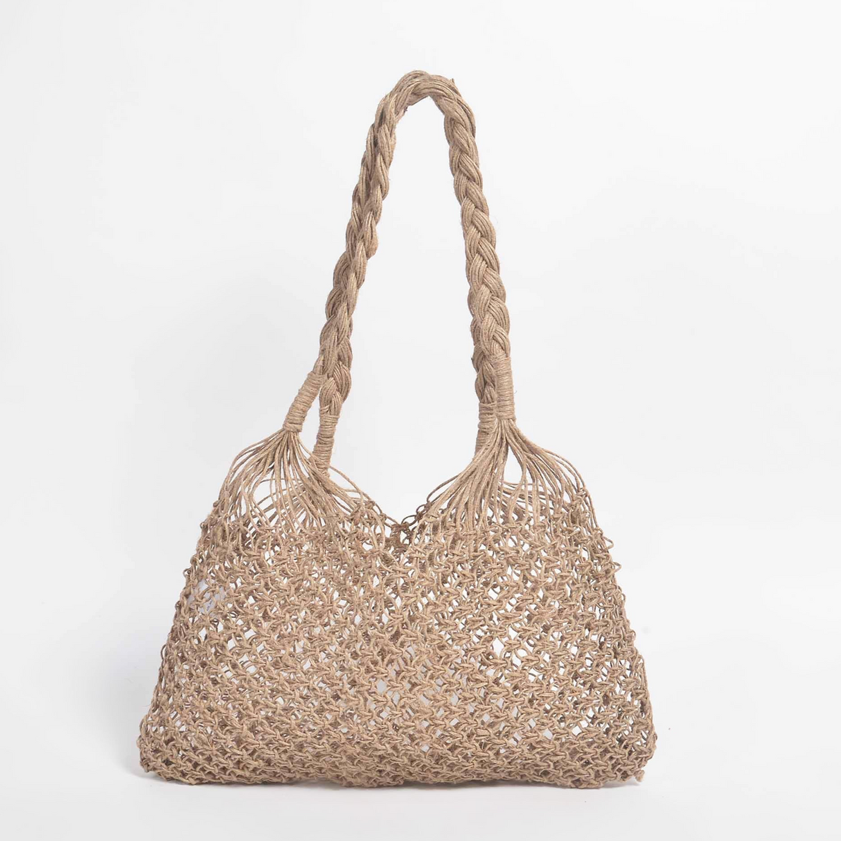 Handmade Jute Summer Market Tote - Sumiye Co