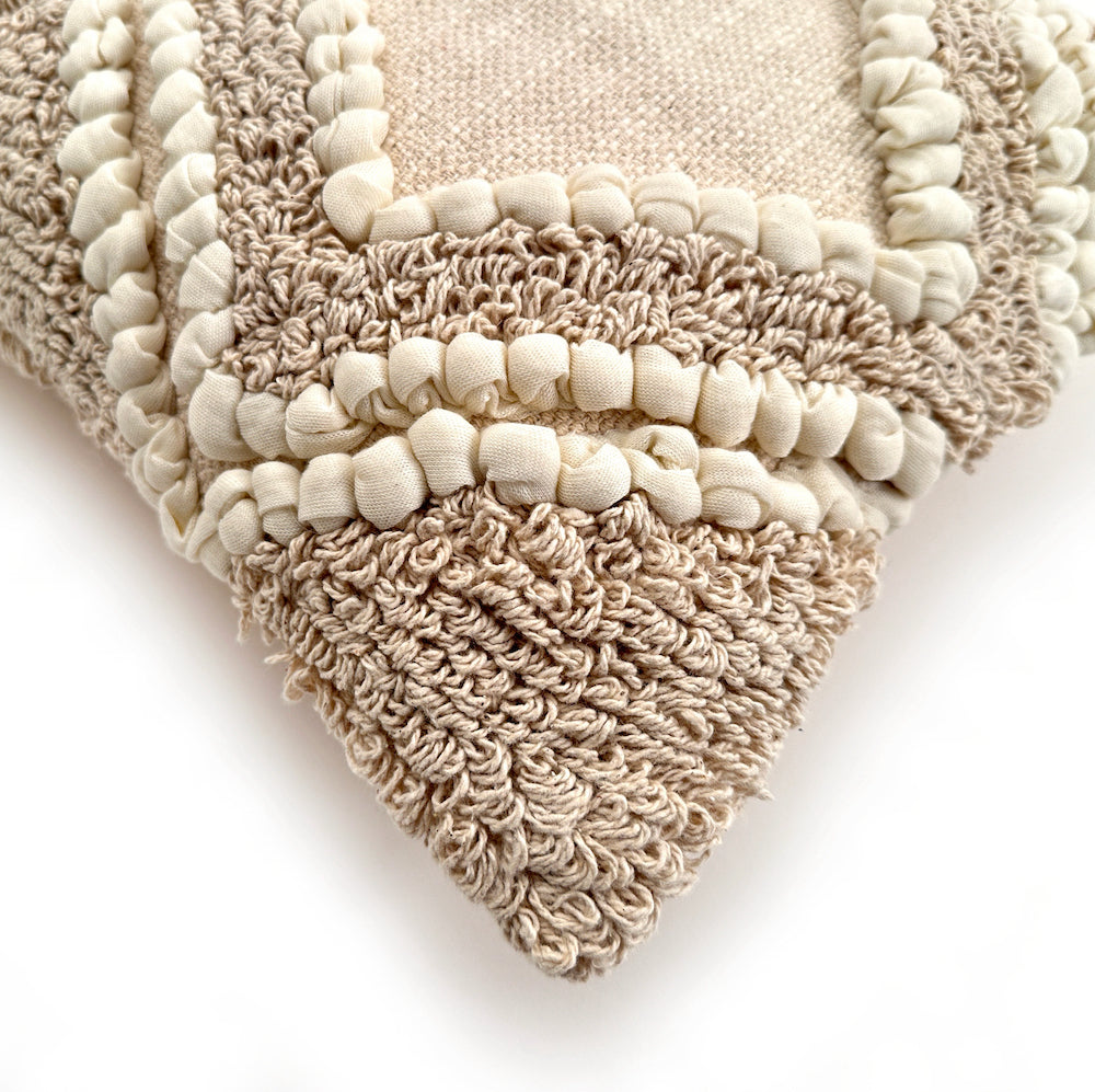 20" x 12" Ember Shaggy Throw Pillow Cover - Sumiye Co