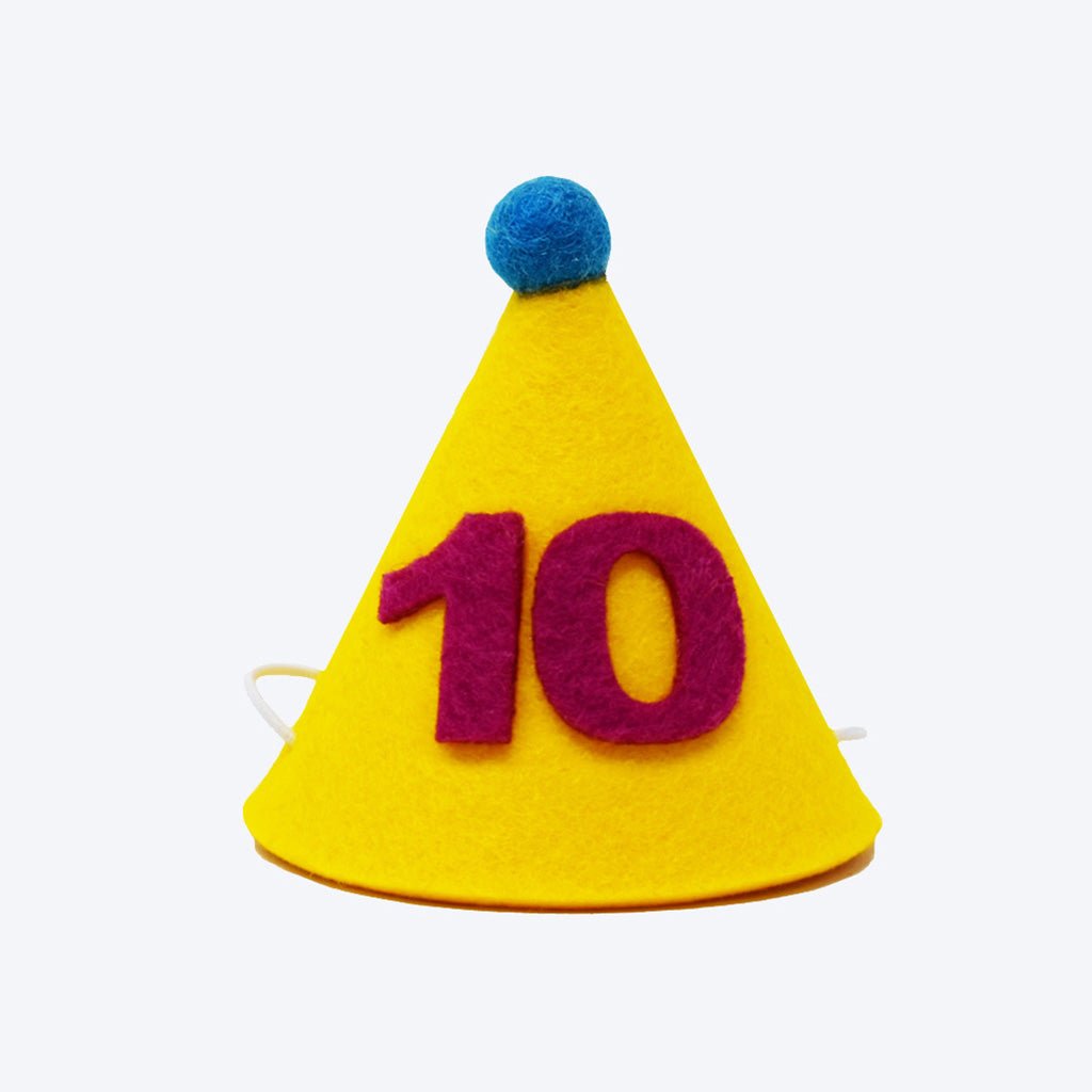 Pawty Hat - Purple Number - Sumiye Co