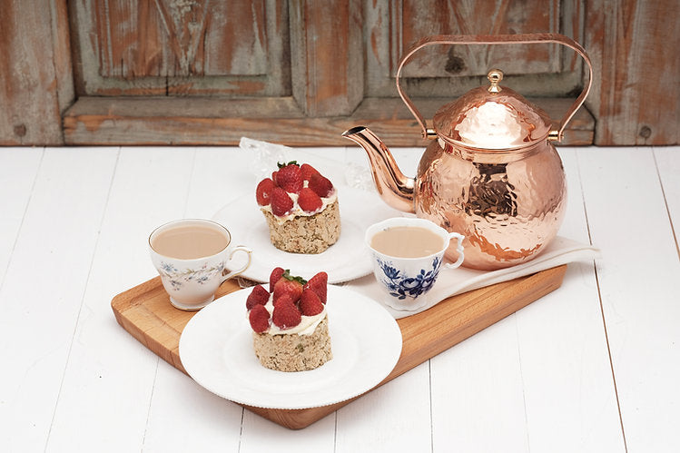 Copper Hand Hammered Teapot | Vintage Inspired - Sumiye Co