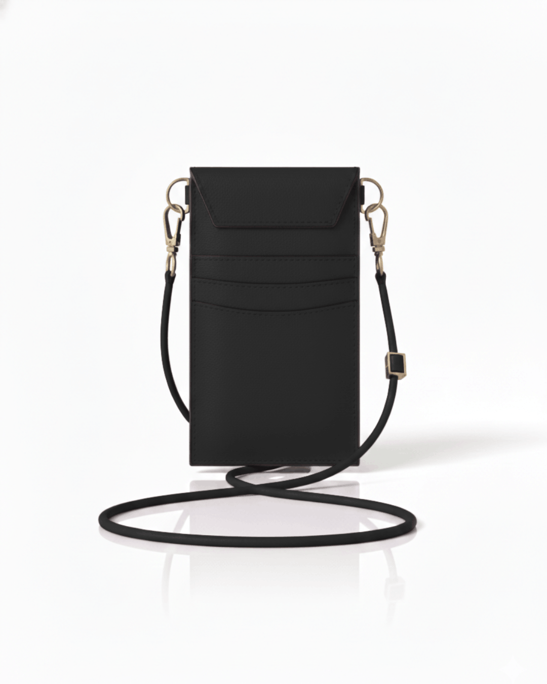 Cancun Black Plant Based Phone & Card Crossbody (Pre-Order For delivery 20th April 2026)-1