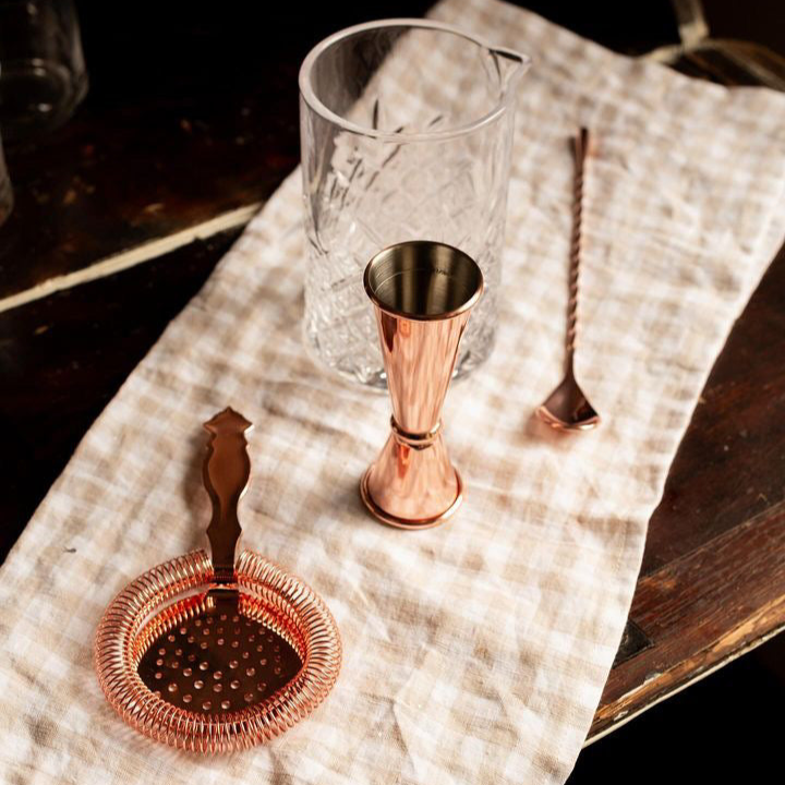 Copper & Glass Barware Set | Vintage Inspired - Sumiye Co