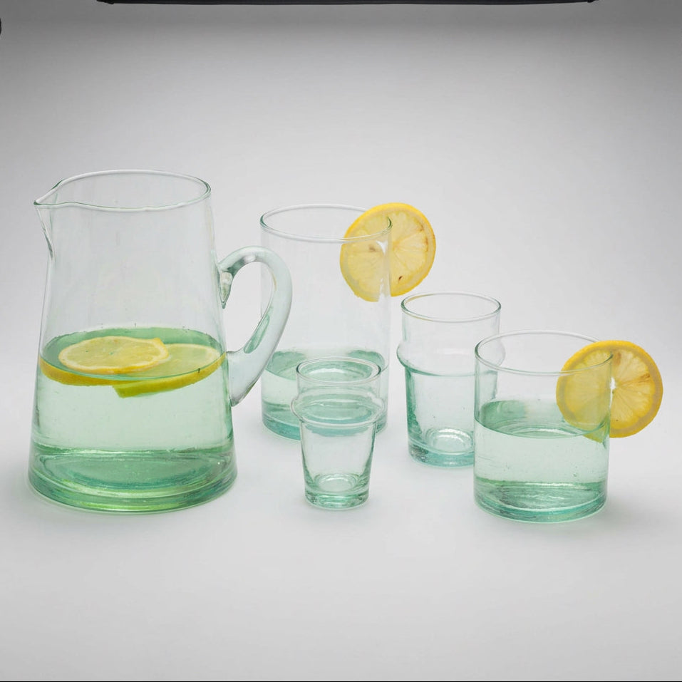Large Recycled Beldi Glass