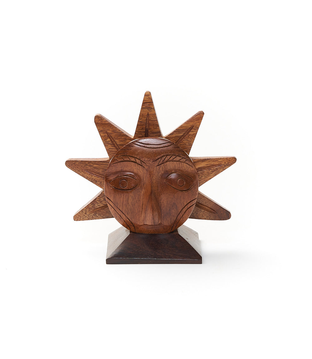Sun Eyeglass Holder Stand - Handcrafted Sheesham Wood by Matr Boomie - Sumiye Co