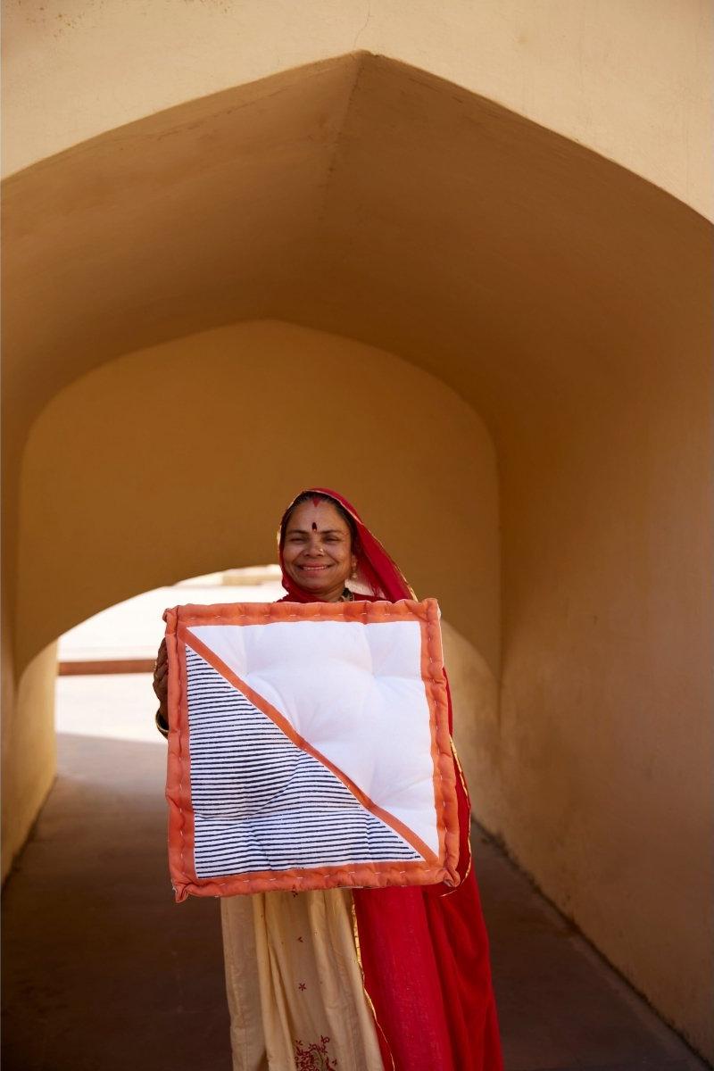 Bauhaus Floor Cushion (Reverse) - Sumiye Co
