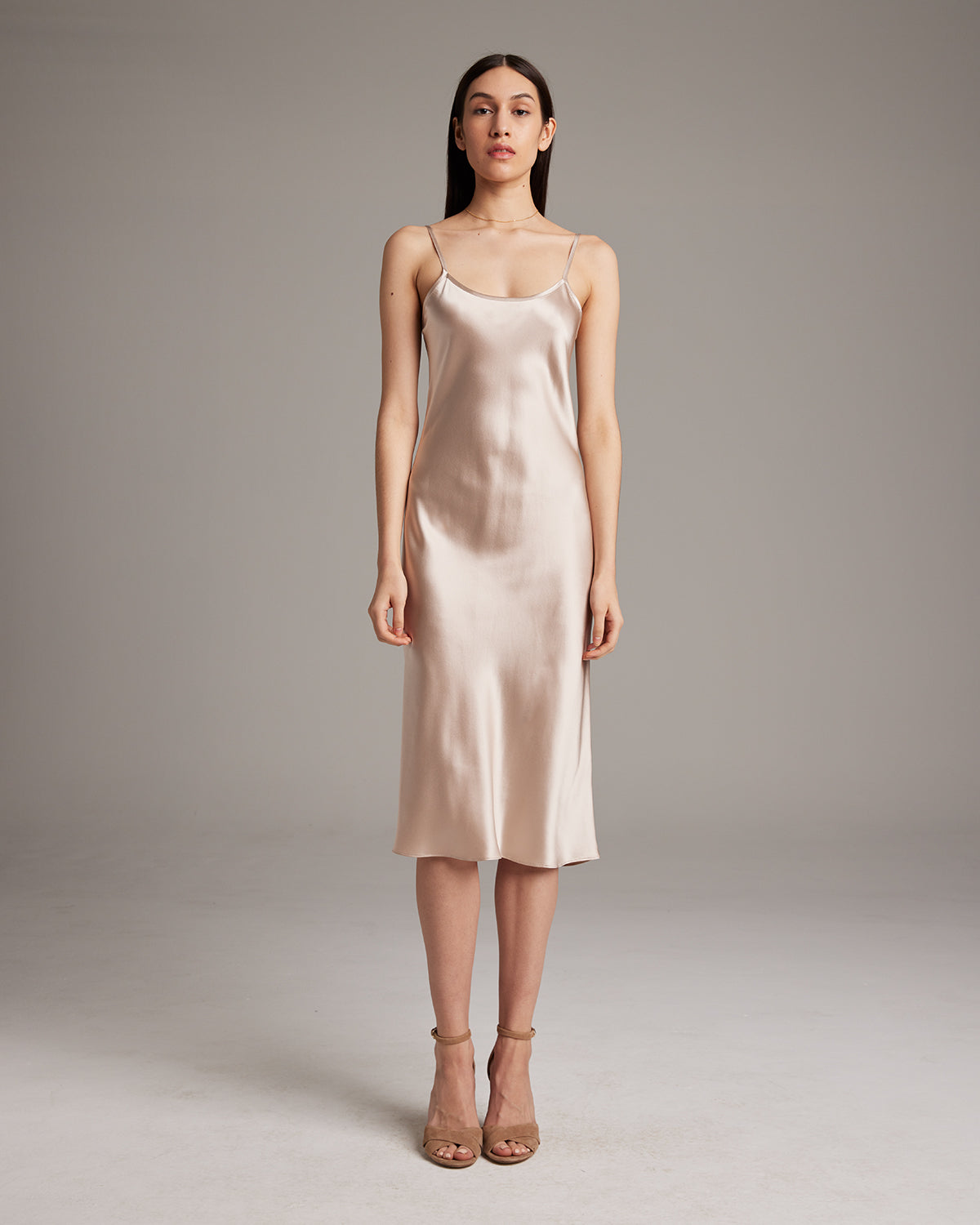 Midi Slip Dress - Sumiye Co