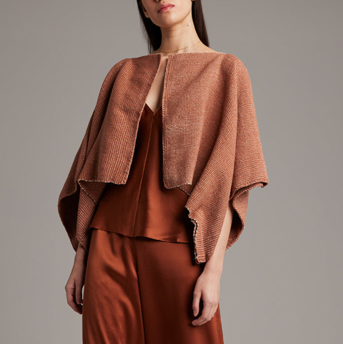 Shimmering Cotton Bolero - Sumiye Co