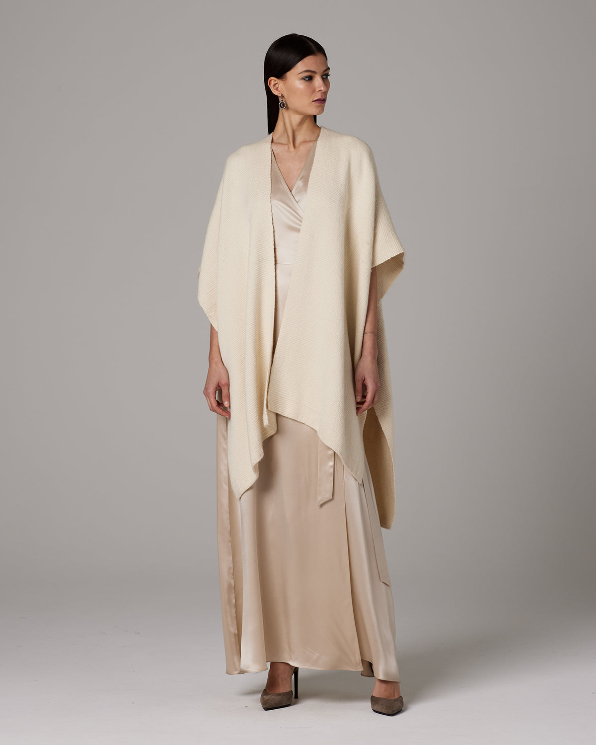 Solid Alpaca Duster - Sumiye Co