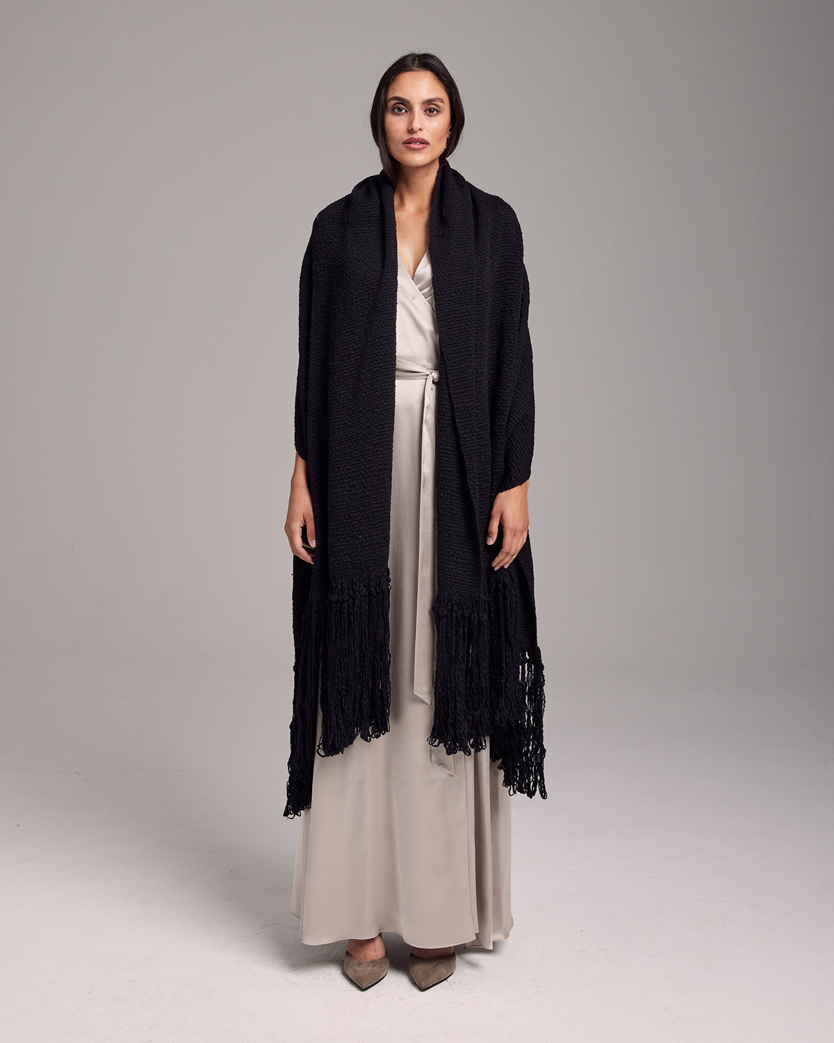 Flammé Fringe Wrap - Sumiye Co