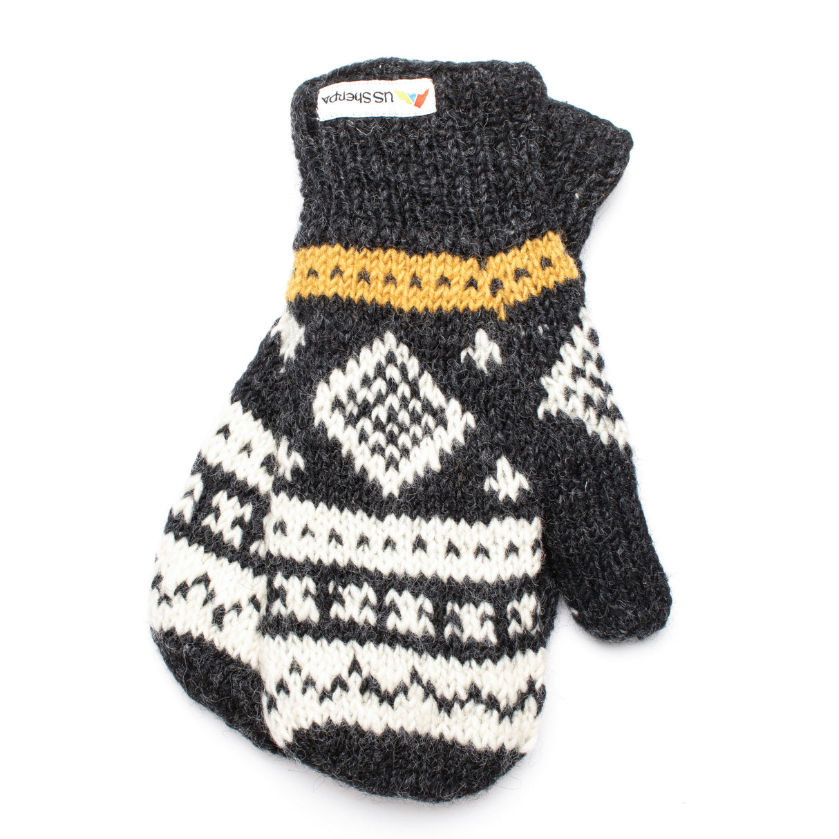 Yeti Mitten Grey/White XS - Sumiye Co