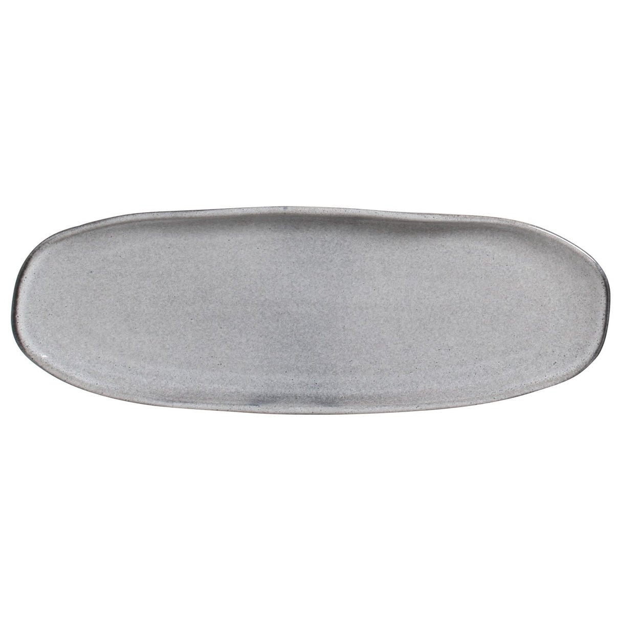 Shallow Organic Oval Platter Large Set of 4
