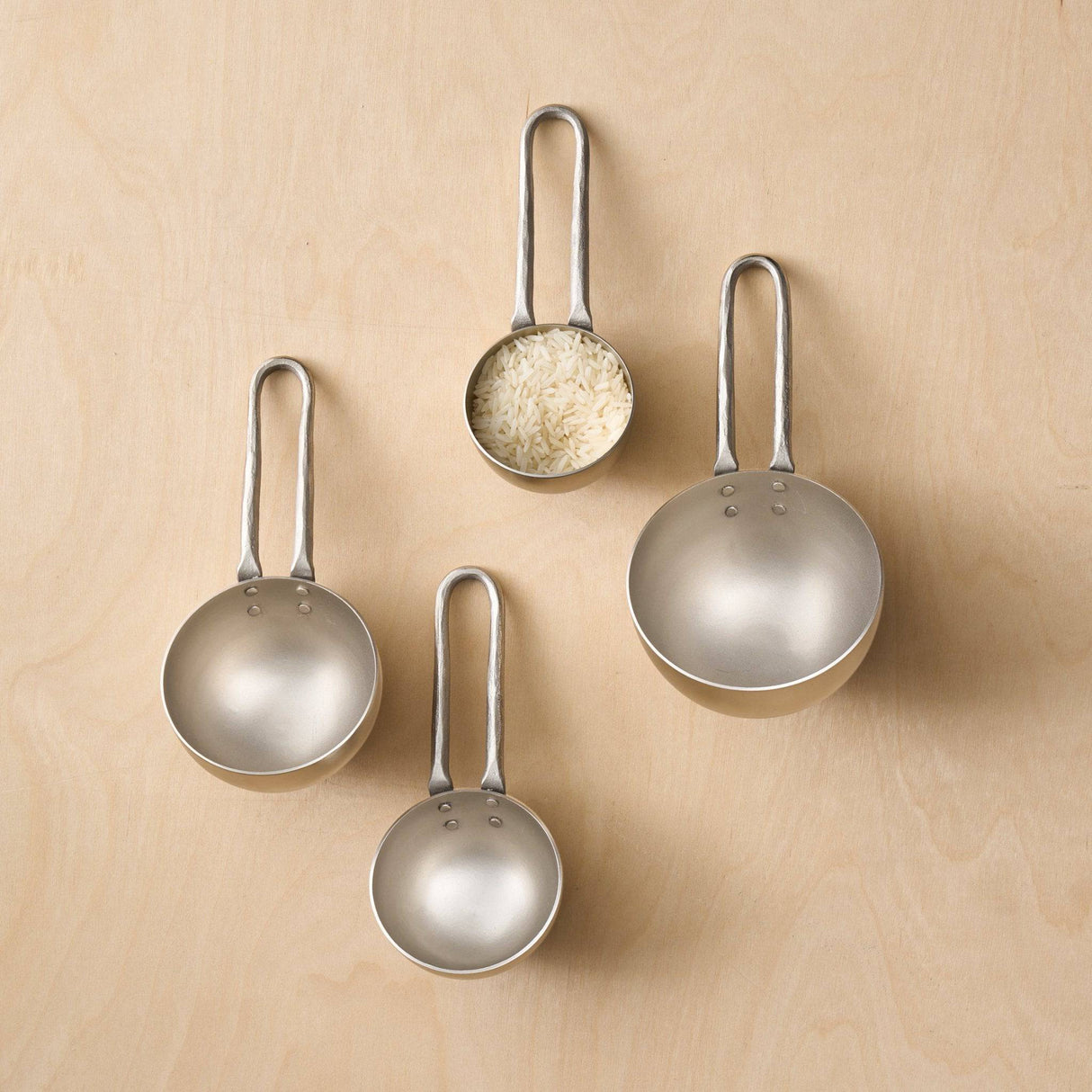 Forge Pewter Measuring Scoops - Set of 4 - Sumiye Co