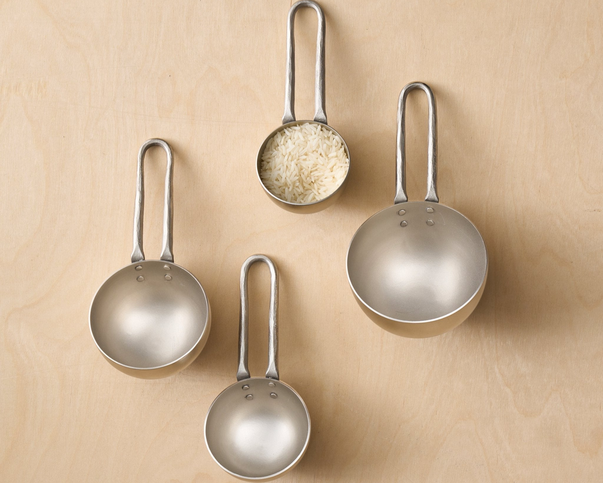 Forge Pewter Measuring Scoops - Set of 4 - Sumiye Co