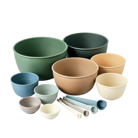 Eco-Friendly Kitchenware Bundle – Mixing Bowls & Measuring Tools - Sumiye Co