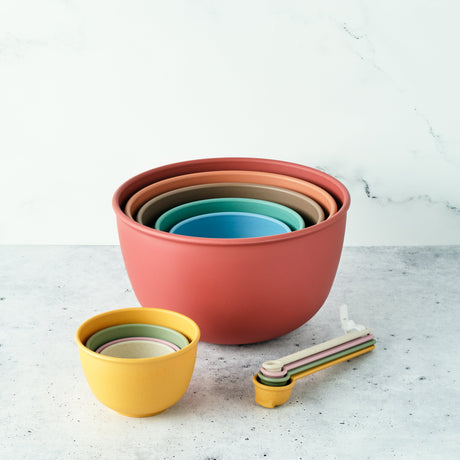 Eco-Friendly Kitchenware Bundle – Mixing Bowls & Measuring Tools - Sumiye Co