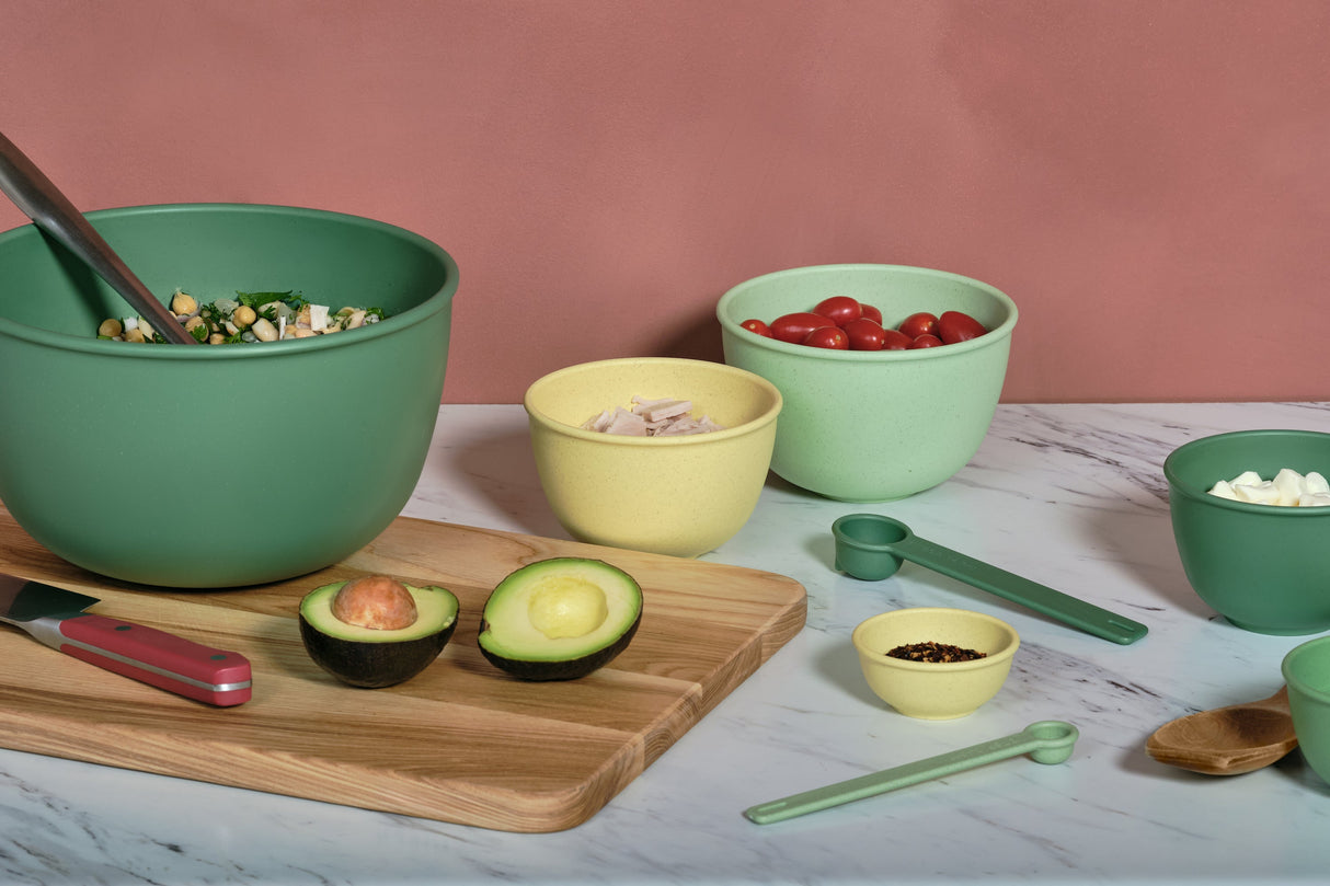 Eco-Friendly Kitchenware Bundle – Mixing Bowls & Measuring Tools - Sumiye Co
