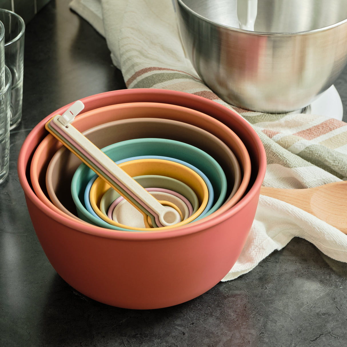 Eco-Friendly Kitchenware Bundle | Astrik Mixing Bowls & Tools - Sumiye Co