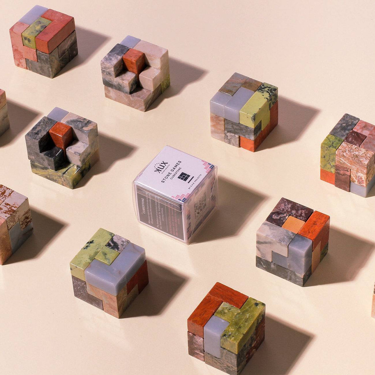 Gemstone Soma Cube Puzzle - Sumiye Co