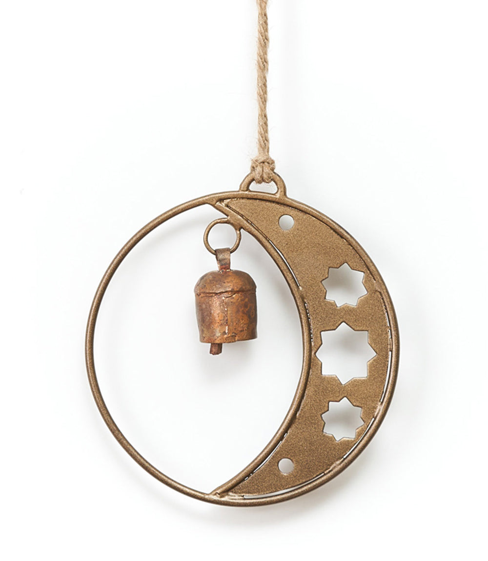Devani Moon and Stars Bell Wind Chime by Matr Boomie - Sumiye Co