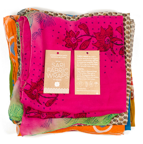 Sari Gift Wrap– Assorted Fabric | Furoshiki - Sumiye Co