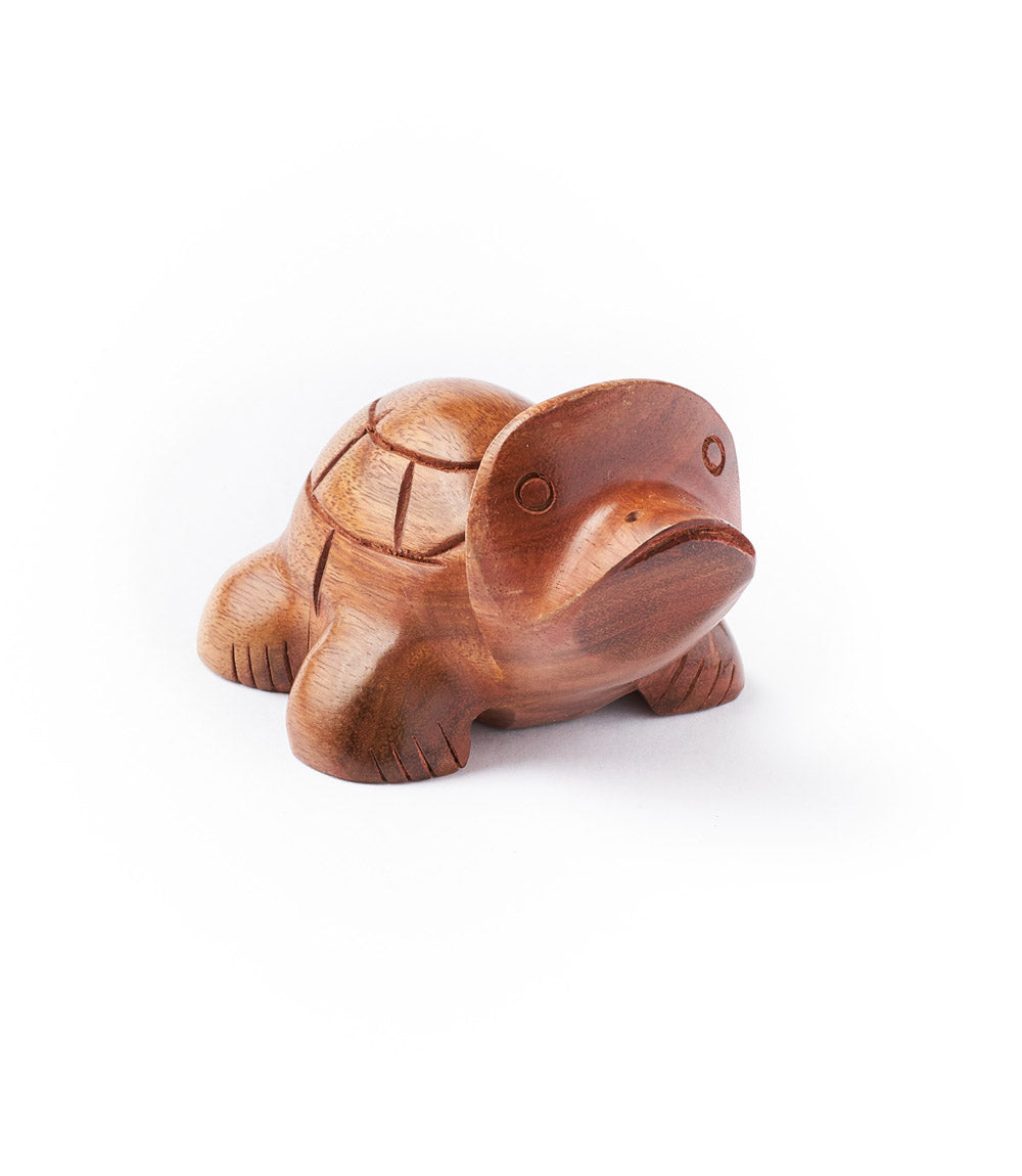 Turtle Eyeglasses Holder/Stand - Hand Carved Indian Rosewood by Matr Boomie - Sumiye Co