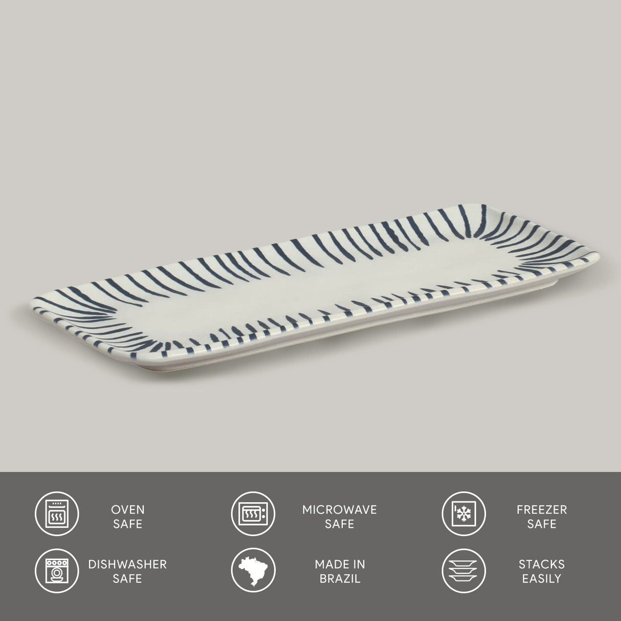 Rectangular Platter Medium Set of 4