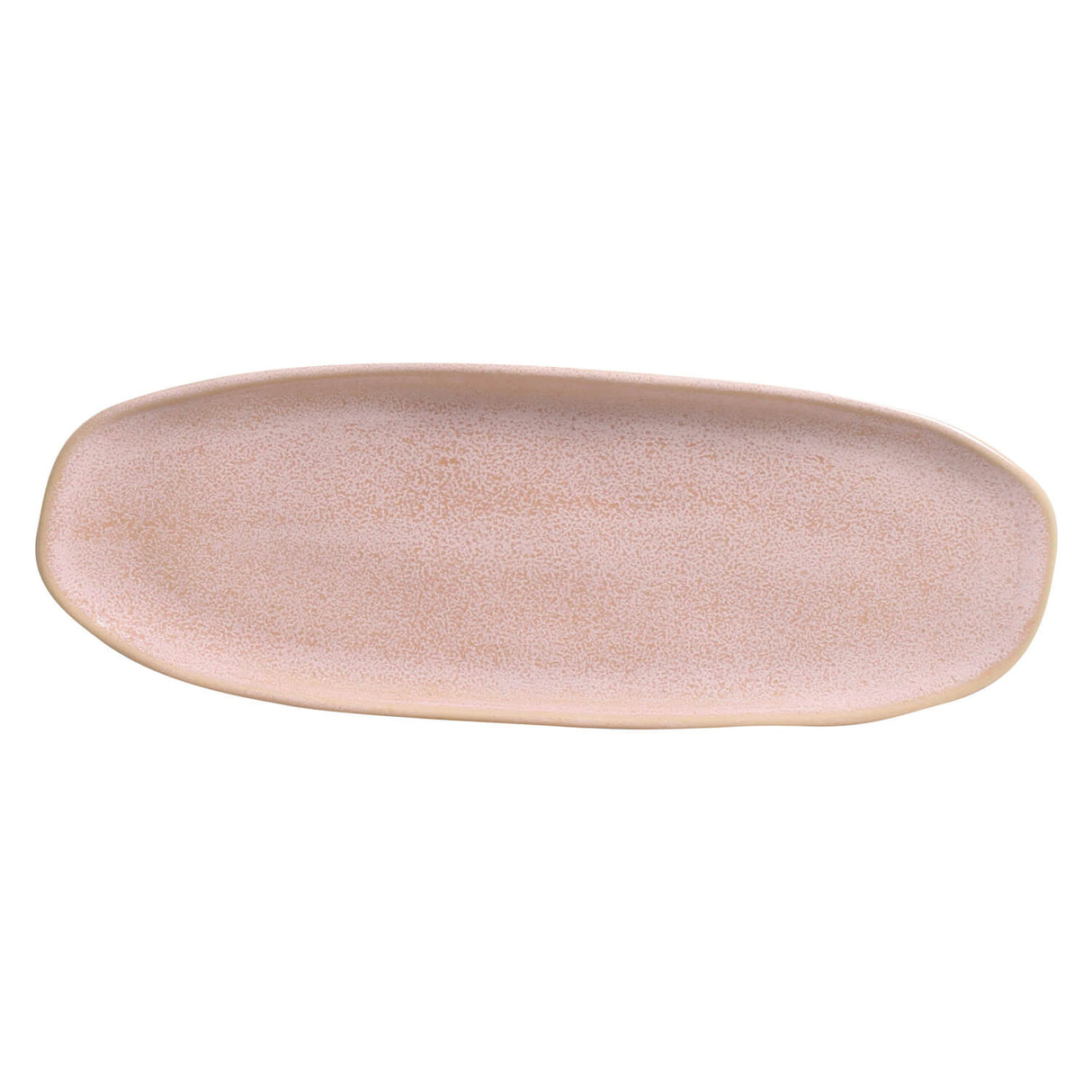Shallow Organic Oval Platter Large Set of 4