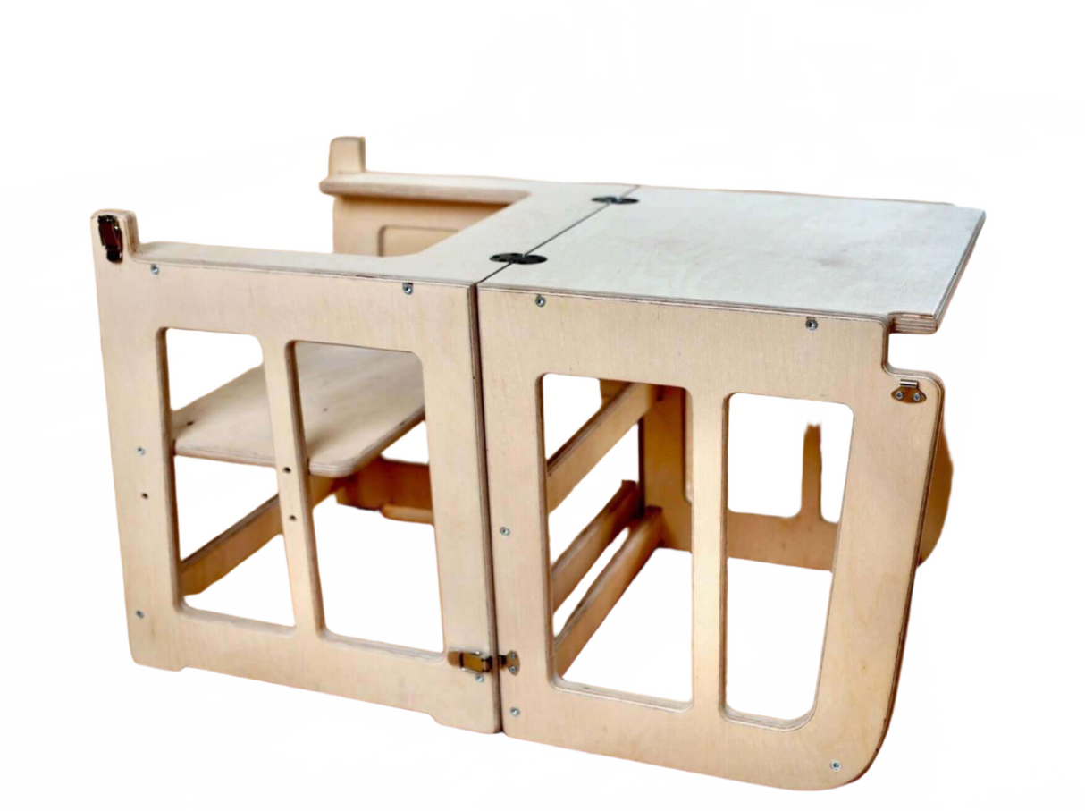 2in1 Montessori Learning Tower & Desk - Sumiye Co