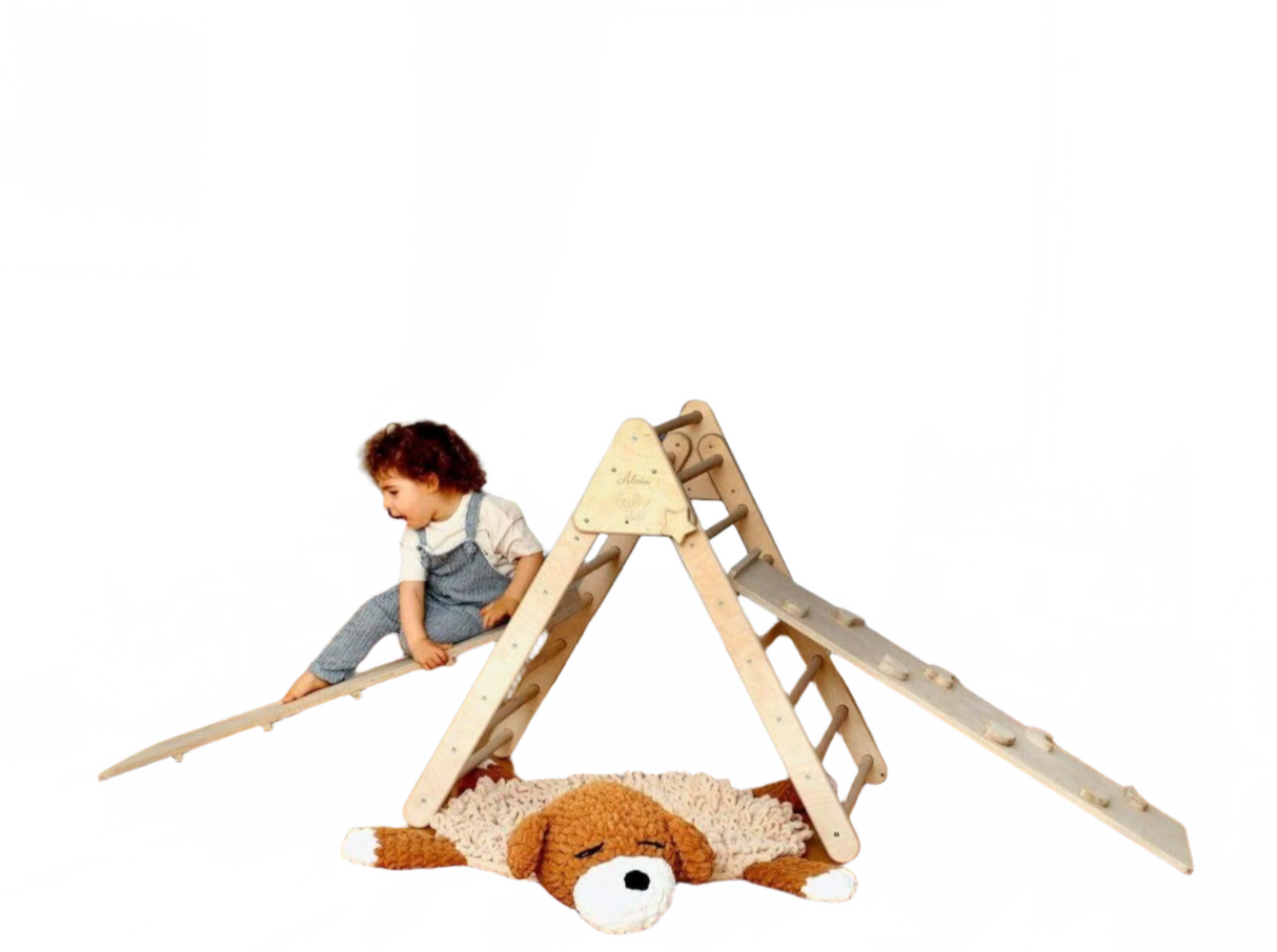 3 size Montessori Triangle Climber Set | Indoor Playground for Kids - Sumiye Co