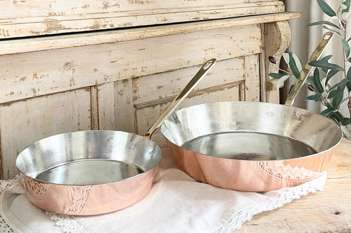 Copper Fry Pan | Vintage Inspired - Sumiye Co
