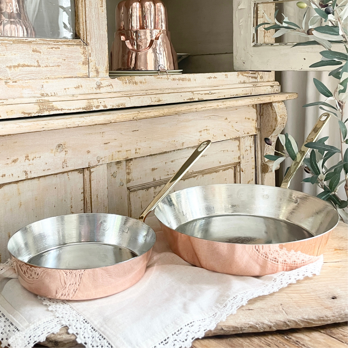 Copper Fry Pan | Vintage Inspired - Sumiye Co