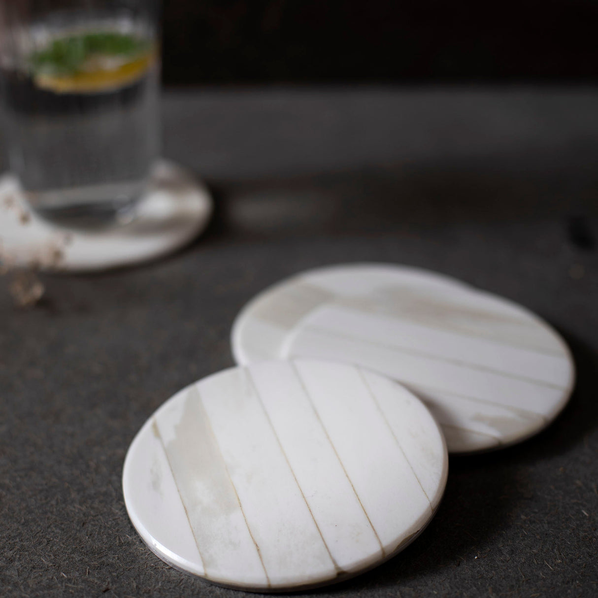 Blanco Coasters Set of 4 - Sumiye Co