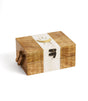 Indukala Crescent Moon Tiered Jewelry Box - Bone, Wood, Brass by Matr Boomie - Sumiye Co