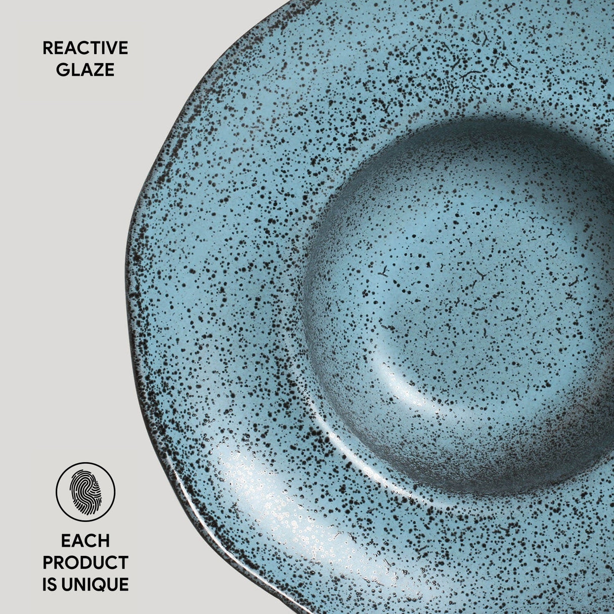 Deep Rim Plate Set of 4