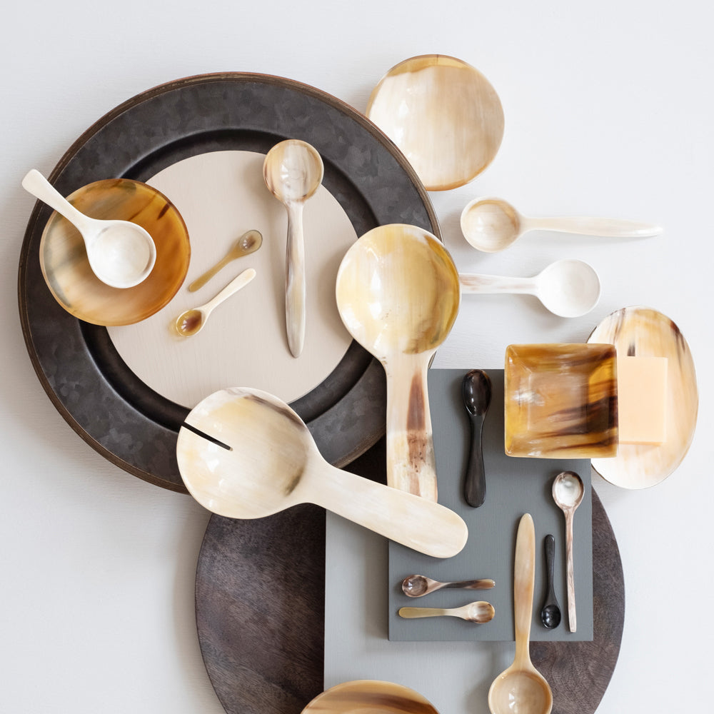 Round Horn Bowl - Black - Sumiye Co