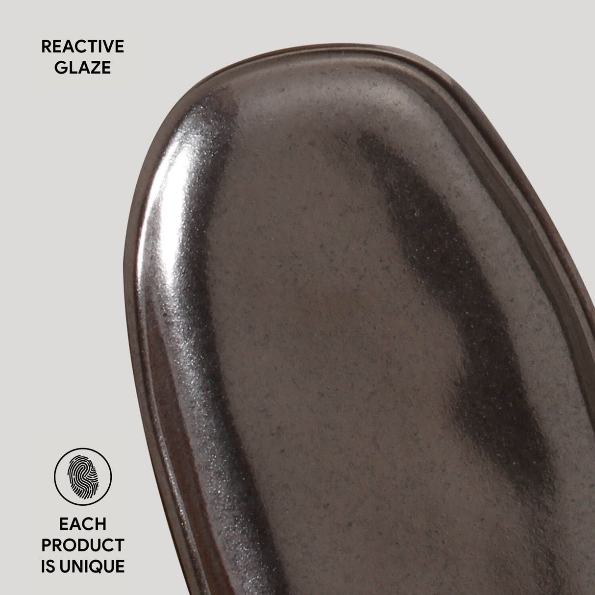 Shallow Organic Oval Platter Mini Set of 4