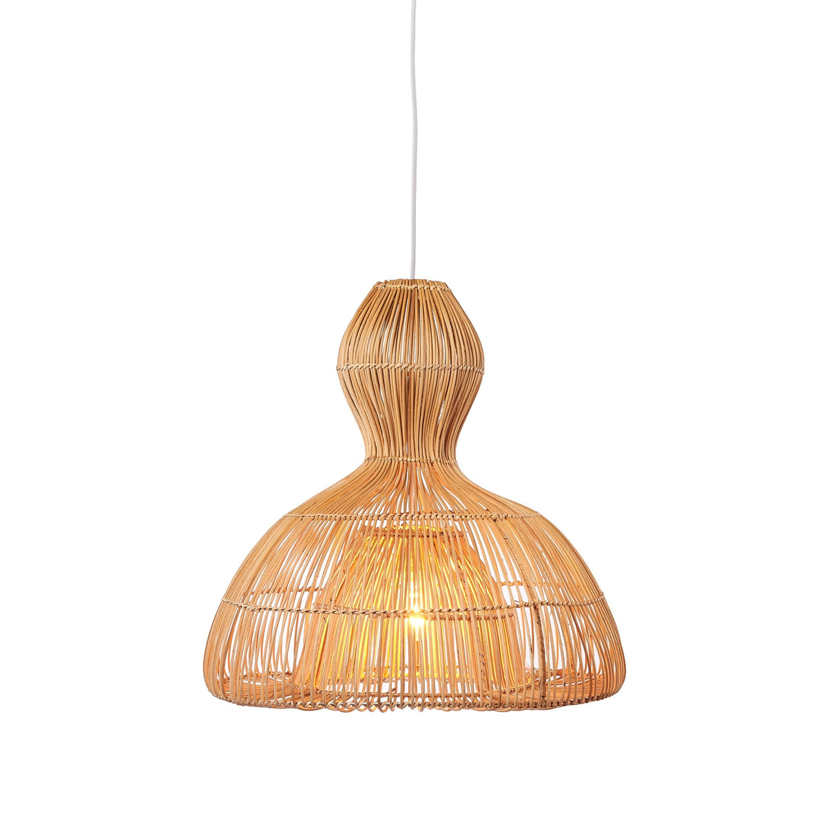 Aura Rattan Ceiling Pendant Light - Sumiye Co